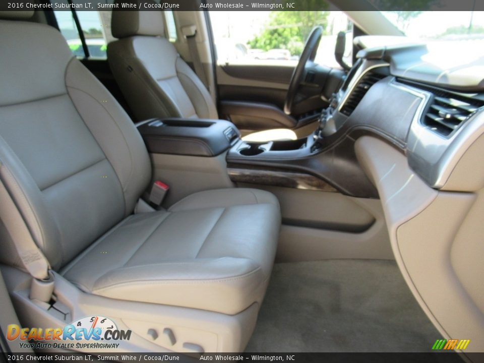 2016 Chevrolet Suburban LT Summit White / Cocoa/Dune Photo #13