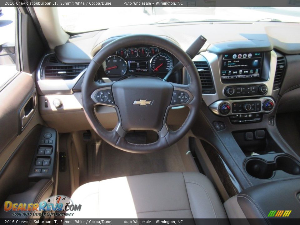 2016 Chevrolet Suburban LT Summit White / Cocoa/Dune Photo #15