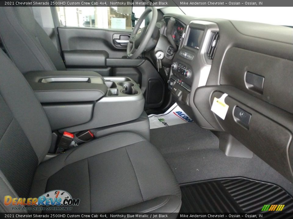 2021 Chevrolet Silverado 2500HD Custom Crew Cab 4x4 Northsky Blue Metallic / Jet Black Photo #20