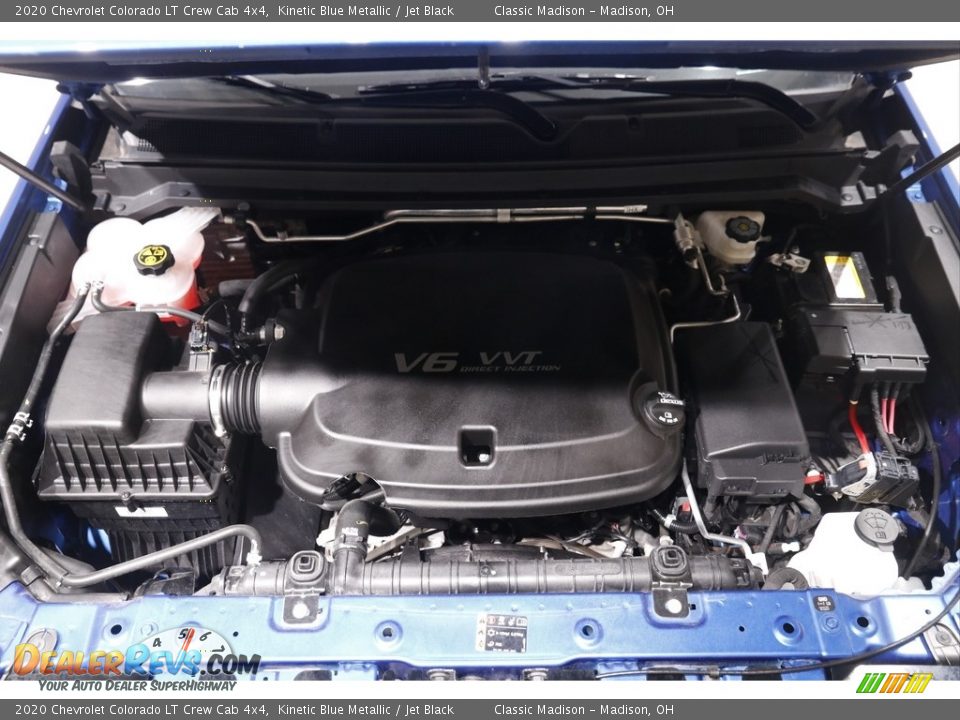 2020 Chevrolet Colorado LT Crew Cab 4x4 Kinetic Blue Metallic / Jet Black Photo #19