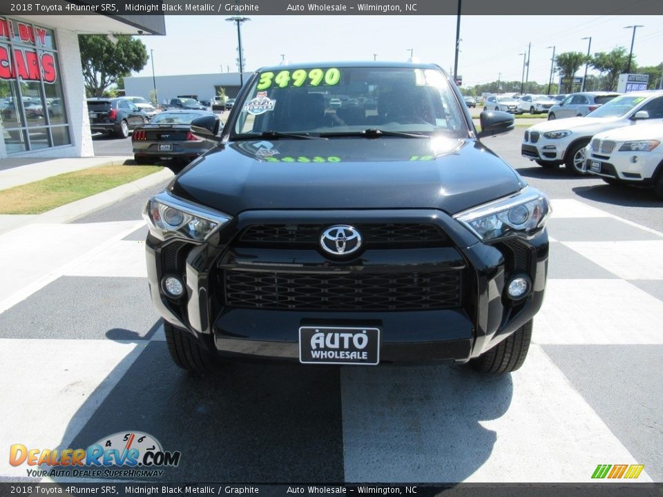 2018 Toyota 4Runner SR5 Midnight Black Metallic / Graphite Photo #2