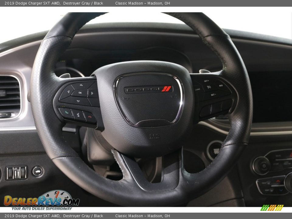 2019 Dodge Charger SXT AWD Destroyer Gray / Black Photo #7