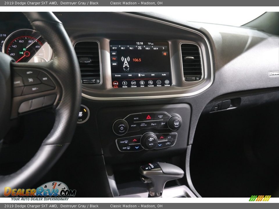 2019 Dodge Charger SXT AWD Destroyer Gray / Black Photo #9