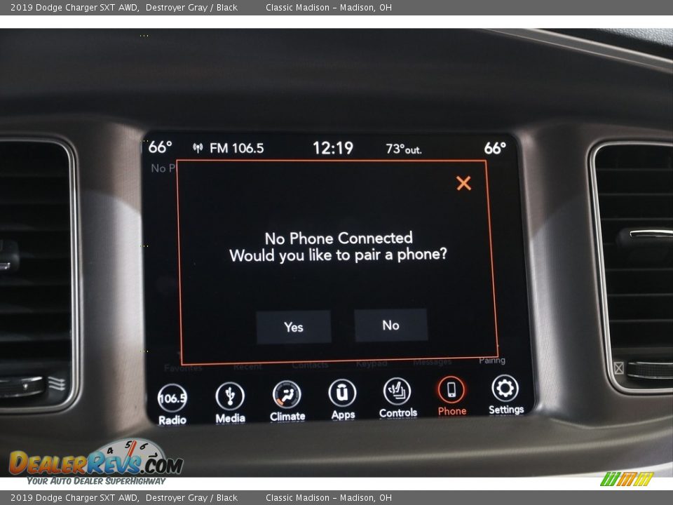 2019 Dodge Charger SXT AWD Destroyer Gray / Black Photo #12