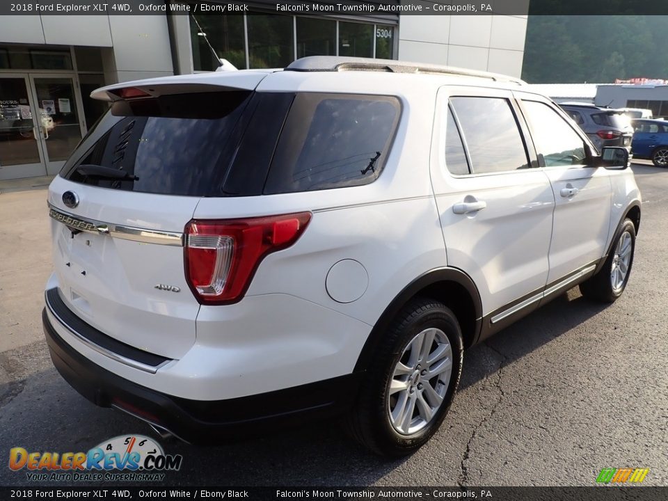 2018 Ford Explorer XLT 4WD Oxford White / Ebony Black Photo #2