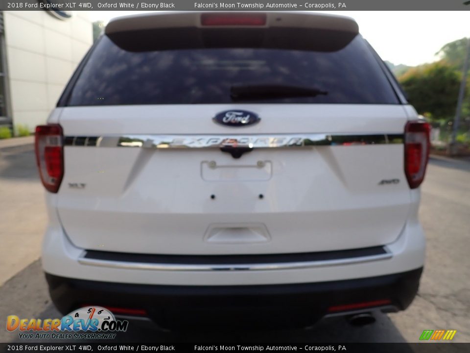 2018 Ford Explorer XLT 4WD Oxford White / Ebony Black Photo #3