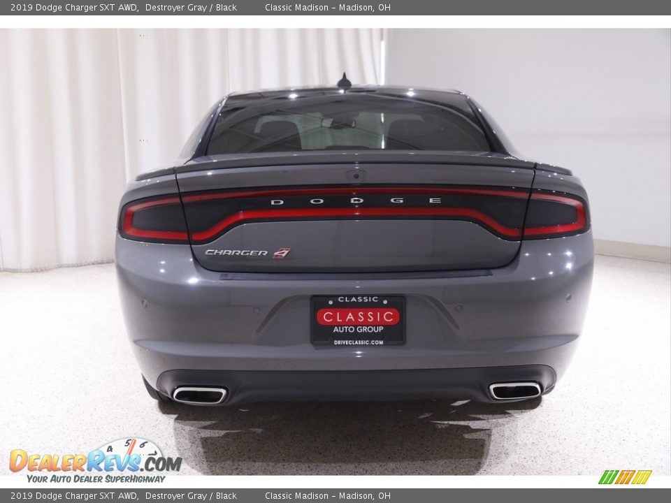 2019 Dodge Charger SXT AWD Destroyer Gray / Black Photo #18