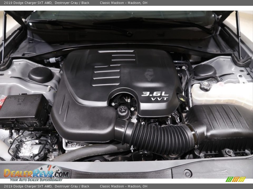 2019 Dodge Charger SXT AWD Destroyer Gray / Black Photo #19