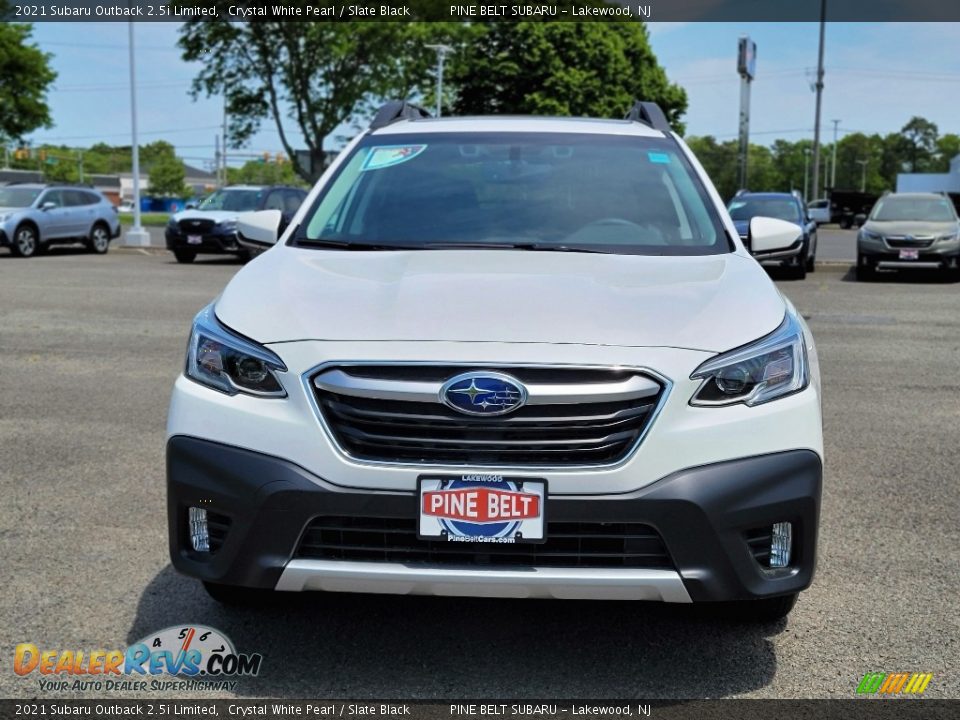 2021 Subaru Outback 2.5i Limited Crystal White Pearl / Slate Black Photo #3