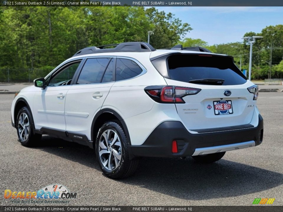 2021 Subaru Outback 2.5i Limited Crystal White Pearl / Slate Black Photo #6