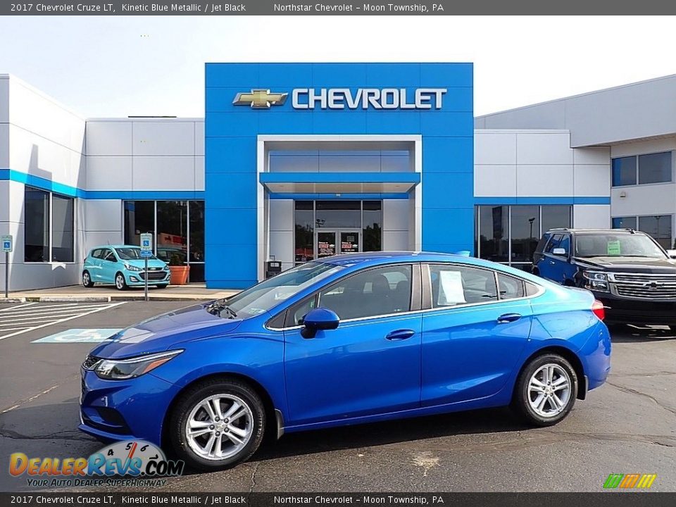 2017 Chevrolet Cruze LT Kinetic Blue Metallic / Jet Black Photo #1