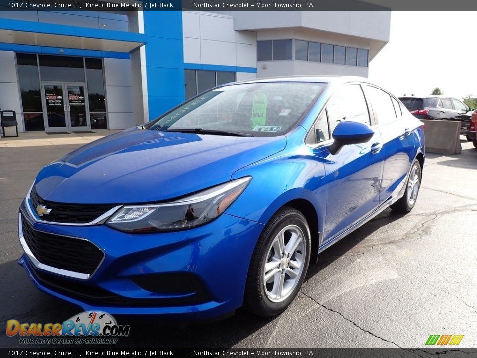 2017 Chevrolet Cruze LT Kinetic Blue Metallic / Jet Black Photo #2