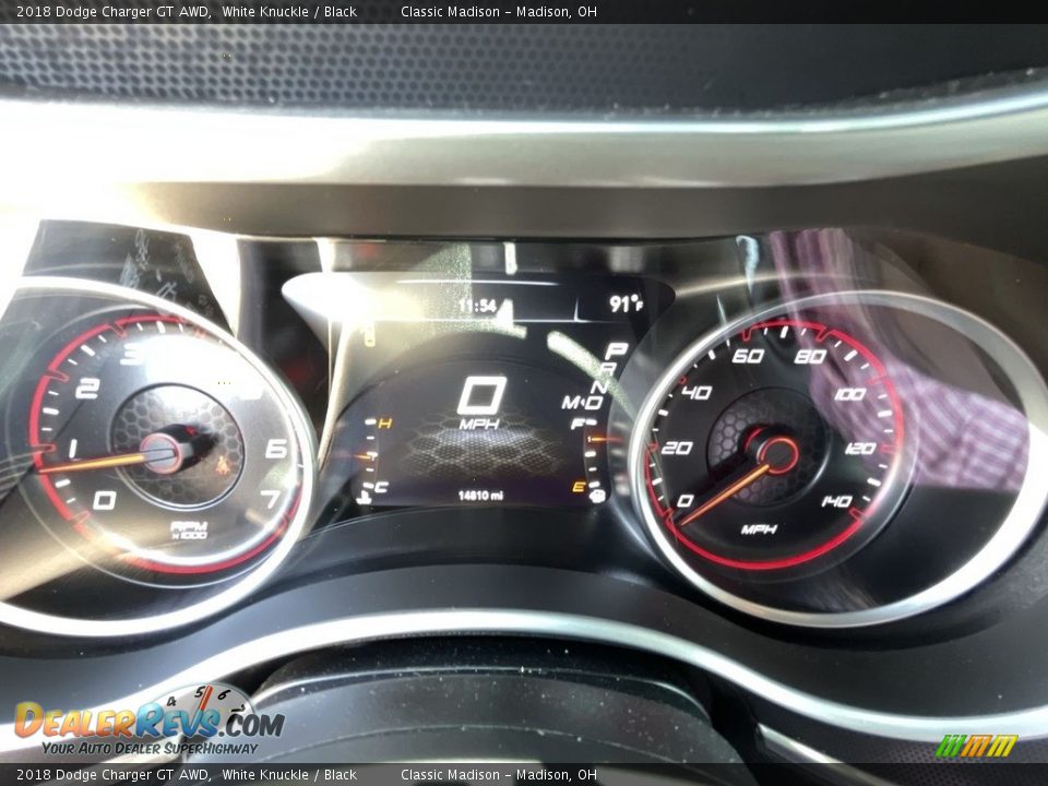 2018 Dodge Charger GT AWD White Knuckle / Black Photo #7
