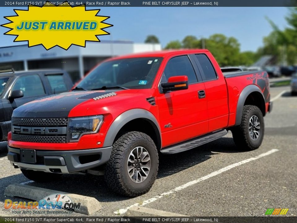 2014 Ford F150 SVT Raptor SuperCab 4x4 Race Red / Raptor Black Photo #1