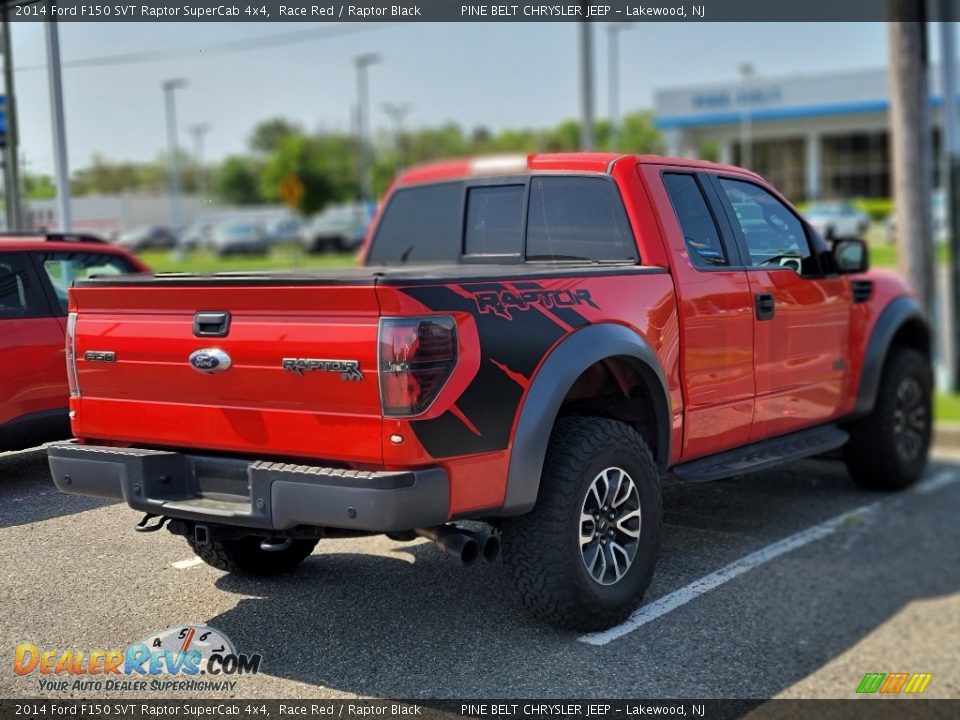 2014 Ford F150 SVT Raptor SuperCab 4x4 Race Red / Raptor Black Photo #3