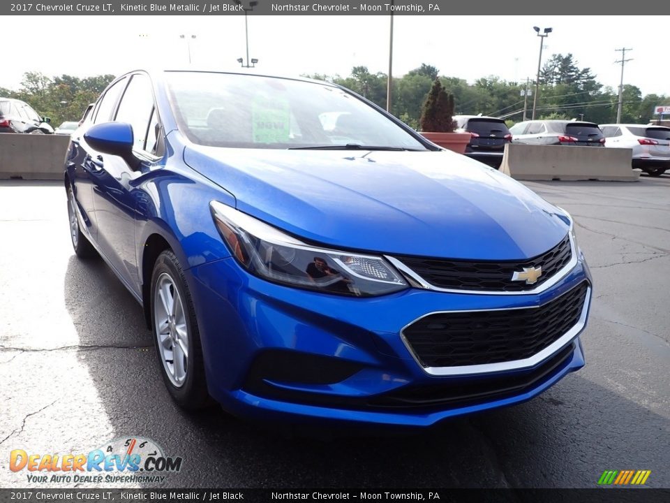 2017 Chevrolet Cruze LT Kinetic Blue Metallic / Jet Black Photo #12