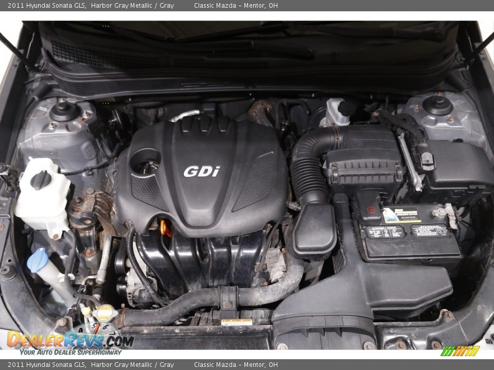 2011 Hyundai Sonata GLS Harbor Gray Metallic / Gray Photo #17