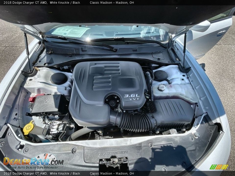 2018 Dodge Charger GT AWD White Knuckle / Black Photo #17