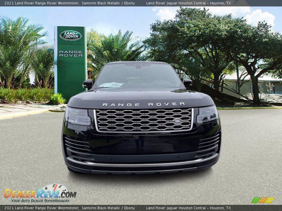 2021 Land Rover Range Rover Westminster Santorini Black Metallic / Ebony Photo #8