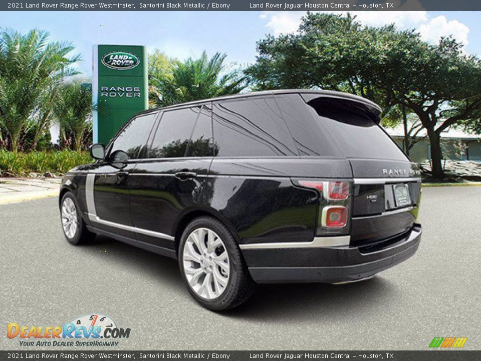 2021 Land Rover Range Rover Westminster Santorini Black Metallic / Ebony Photo #10