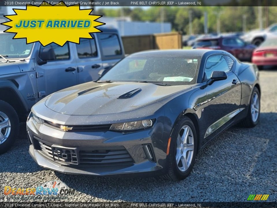 2018 Chevrolet Camaro LT Coupe Nightfall Gray Metallic / Jet Black Photo #1