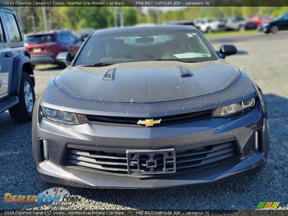 2018 Chevrolet Camaro LT Coupe Nightfall Gray Metallic / Jet Black Photo #2