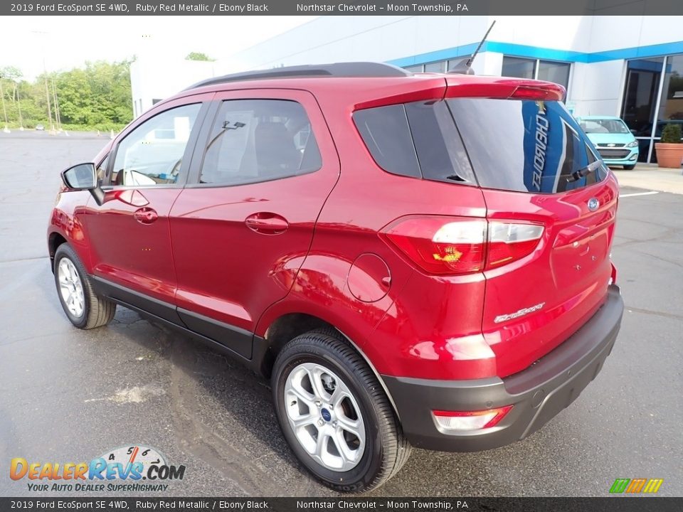 2019 Ford EcoSport SE 4WD Ruby Red Metallic / Ebony Black Photo #4