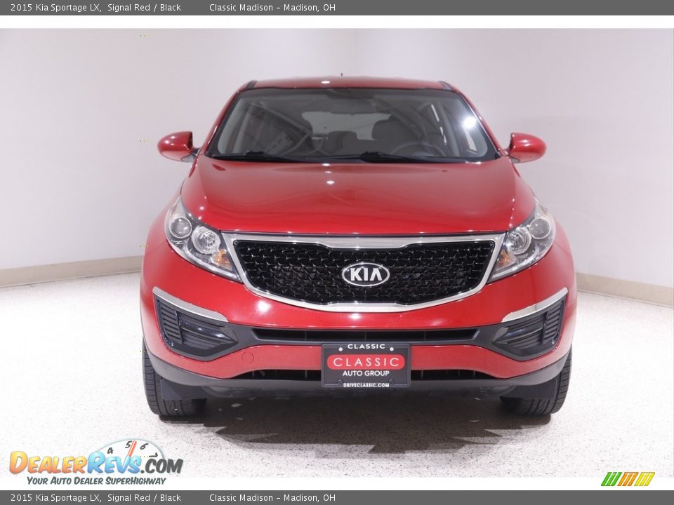 2015 Kia Sportage LX Signal Red / Black Photo #2