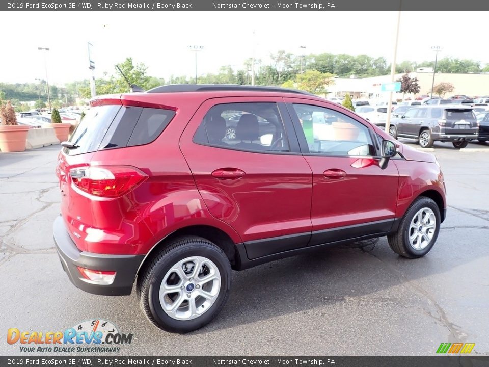 2019 Ford EcoSport SE 4WD Ruby Red Metallic / Ebony Black Photo #8