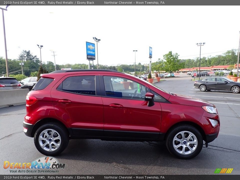 2019 Ford EcoSport SE 4WD Ruby Red Metallic / Ebony Black Photo #9