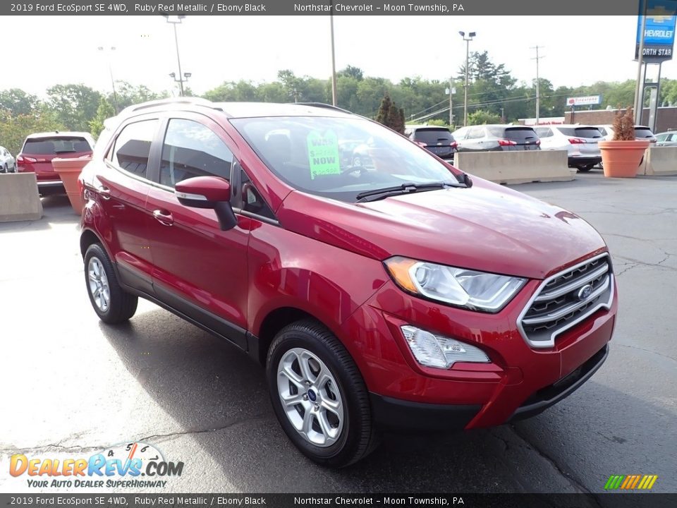 2019 Ford EcoSport SE 4WD Ruby Red Metallic / Ebony Black Photo #10