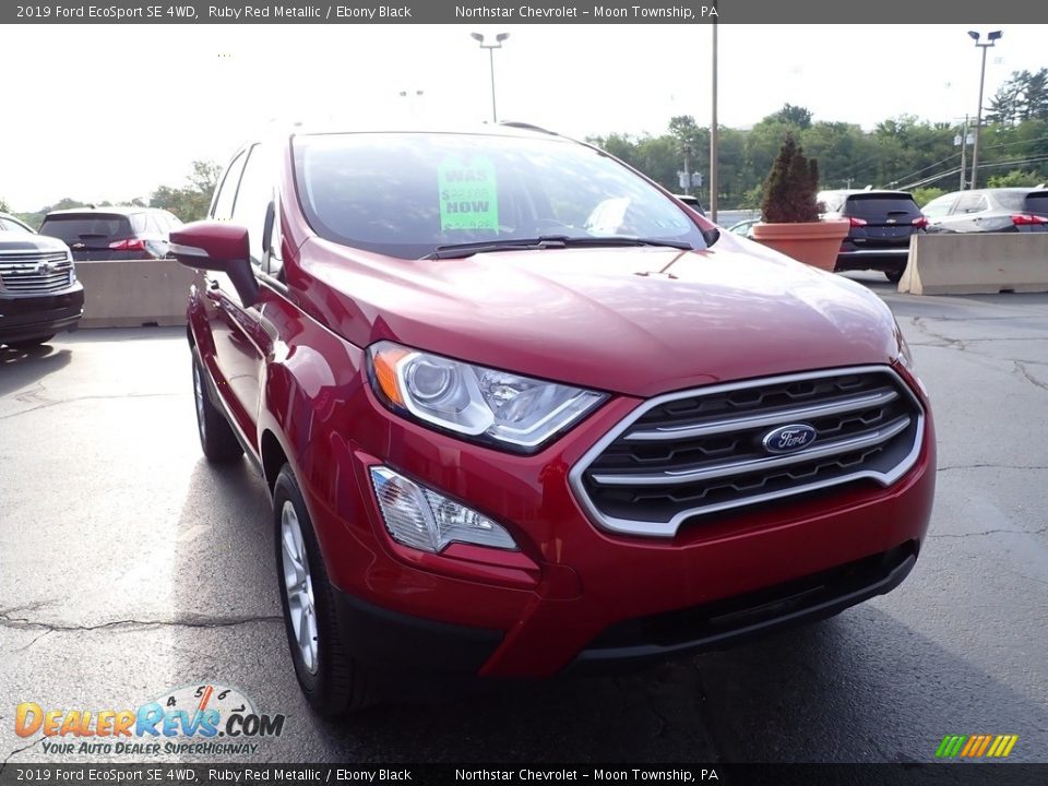 2019 Ford EcoSport SE 4WD Ruby Red Metallic / Ebony Black Photo #11