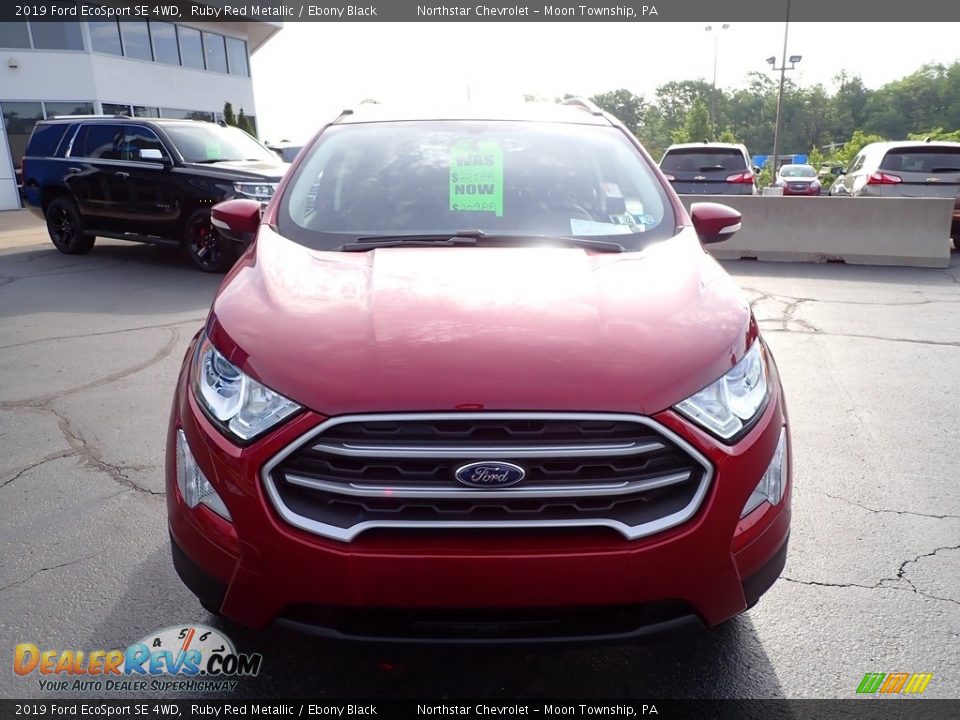 2019 Ford EcoSport SE 4WD Ruby Red Metallic / Ebony Black Photo #12