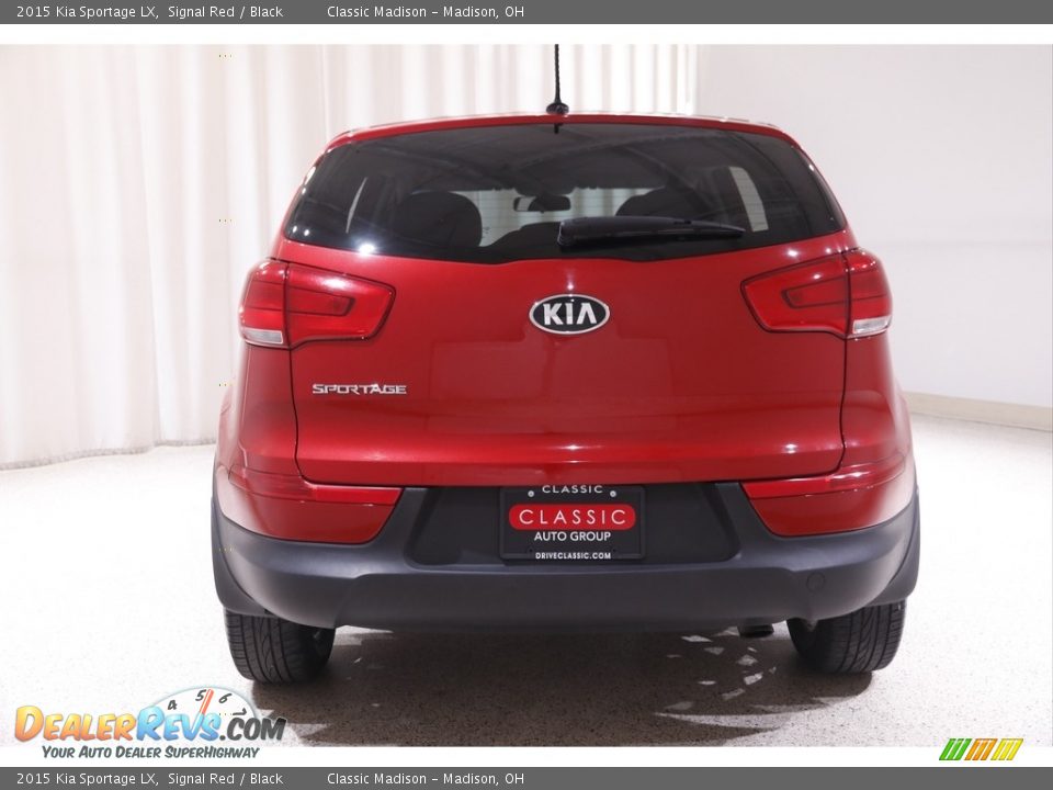 2015 Kia Sportage LX Signal Red / Black Photo #16