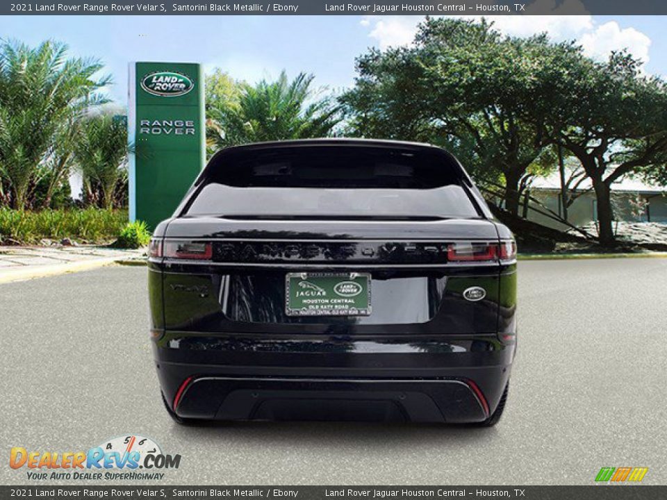 2021 Land Rover Range Rover Velar S Santorini Black Metallic / Ebony Photo #7
