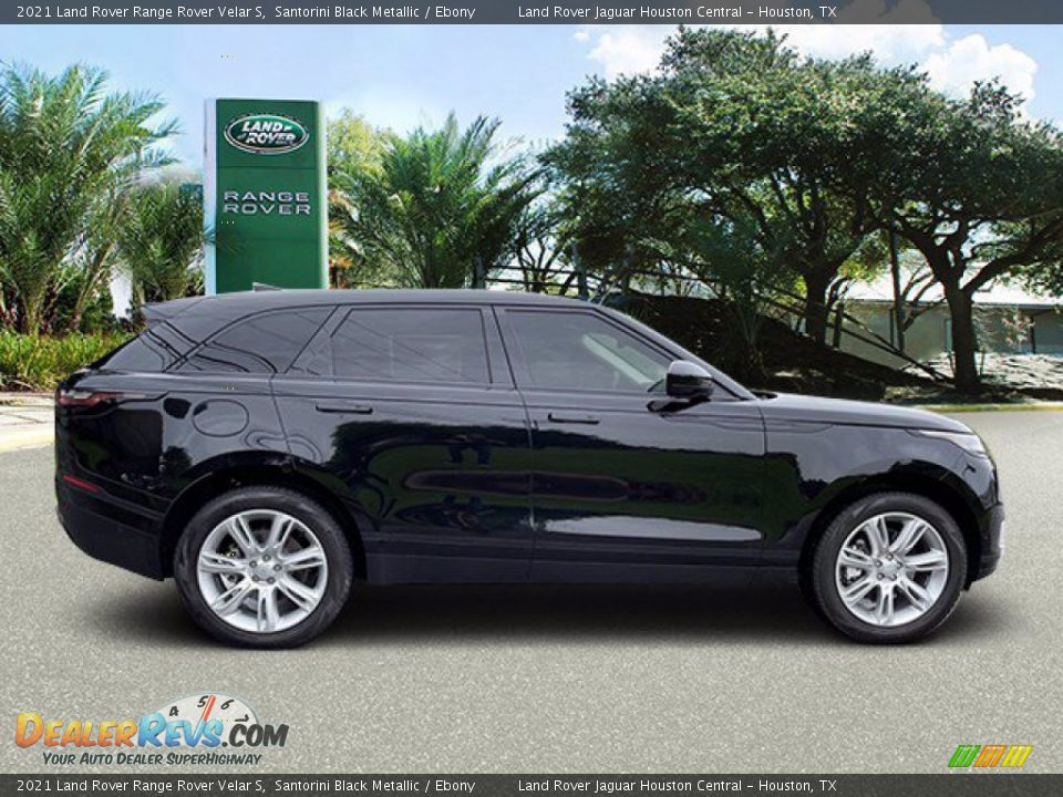 2021 Land Rover Range Rover Velar S Santorini Black Metallic / Ebony Photo #11