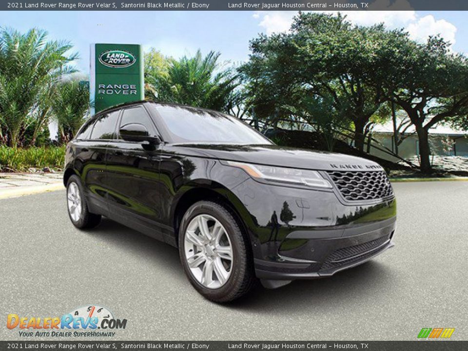 2021 Land Rover Range Rover Velar S Santorini Black Metallic / Ebony Photo #12