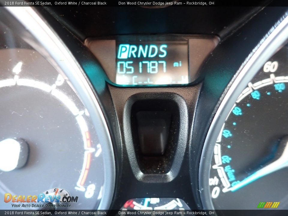 2018 Ford Fiesta SE Sedan Oxford White / Charcoal Black Photo #21