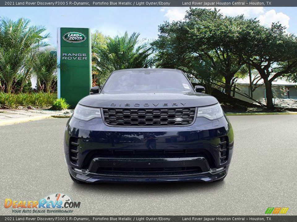 2021 Land Rover Discovery P300 S R-Dynamic Portofino Blue Metallic / Light Oyster/Ebony Photo #8