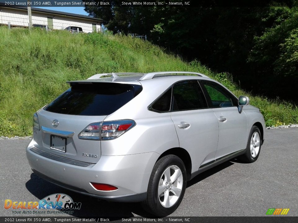 2012 Lexus RX 350 AWD Tungsten Silver Metallic / Black Photo #7