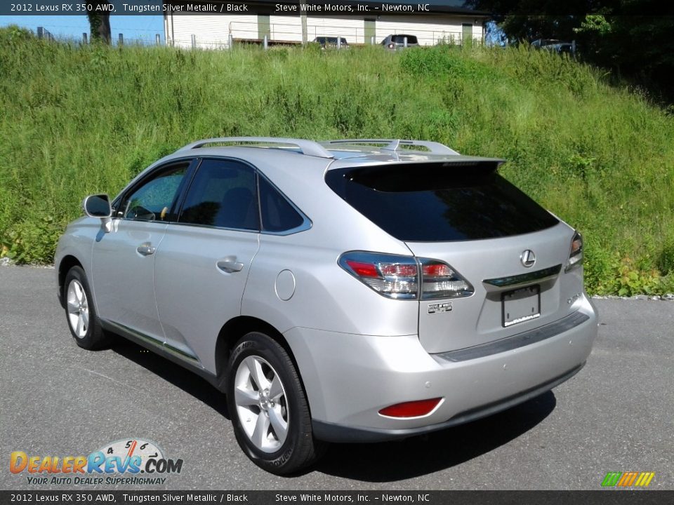 2012 Lexus RX 350 AWD Tungsten Silver Metallic / Black Photo #10