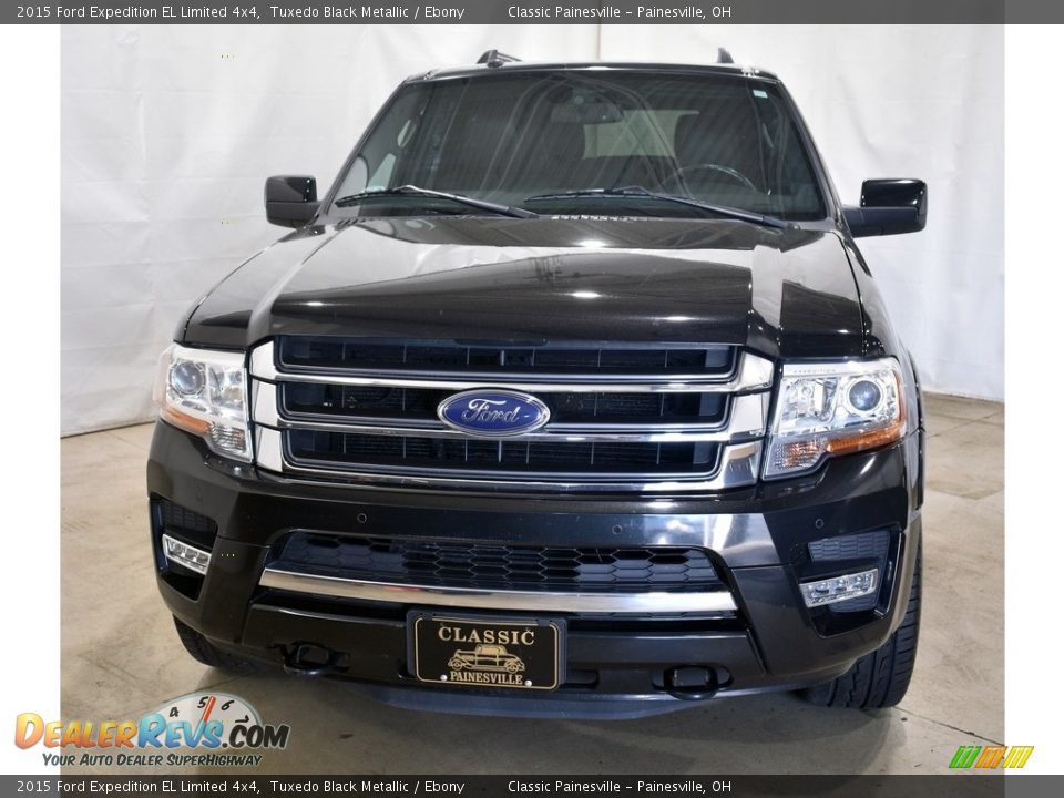 2015 Ford Expedition EL Limited 4x4 Tuxedo Black Metallic / Ebony Photo #4