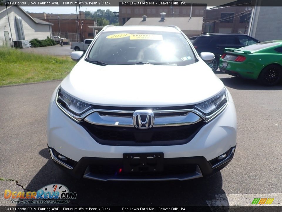 2019 Honda CR-V Touring AWD Platinum White Pearl / Black Photo #4