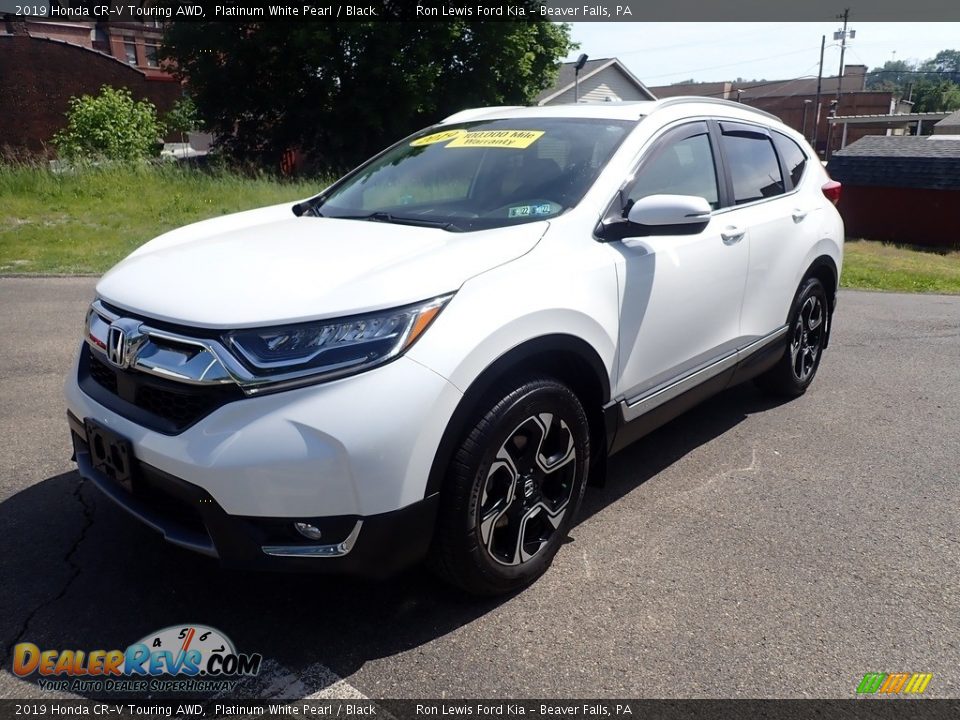 2019 Honda CR-V Touring AWD Platinum White Pearl / Black Photo #5