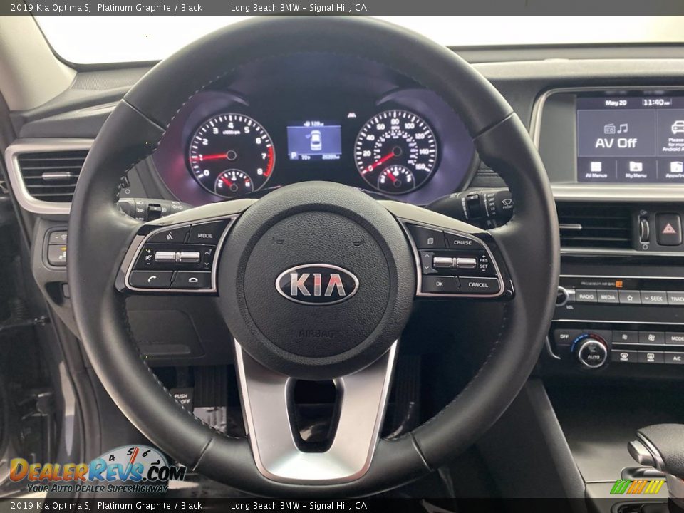 2019 Kia Optima S Platinum Graphite / Black Photo #18