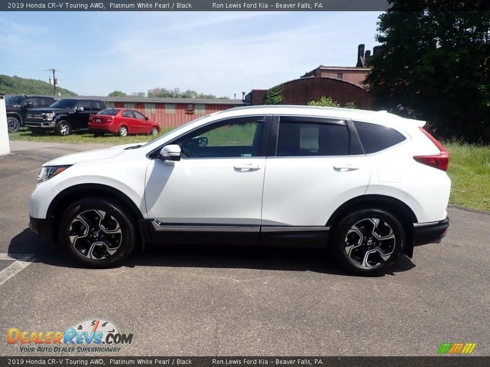 2019 Honda CR-V Touring AWD Platinum White Pearl / Black Photo #6