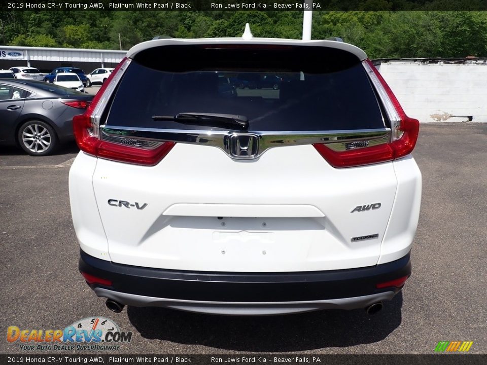 2019 Honda CR-V Touring AWD Platinum White Pearl / Black Photo #8