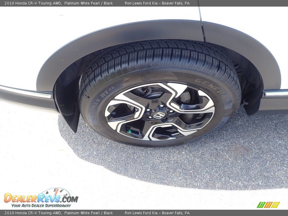 2019 Honda CR-V Touring AWD Platinum White Pearl / Black Photo #9