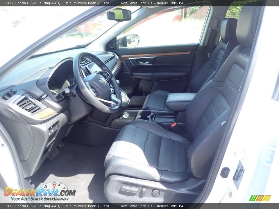 2019 Honda CR-V Touring AWD Platinum White Pearl / Black Photo #14