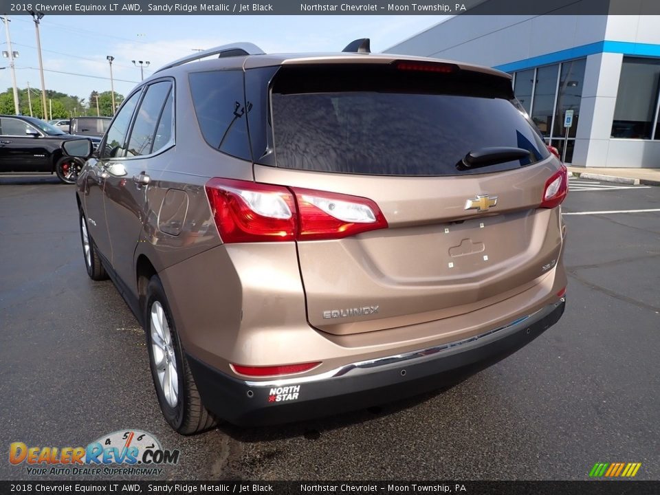2018 Chevrolet Equinox LT AWD Sandy Ridge Metallic / Jet Black Photo #5
